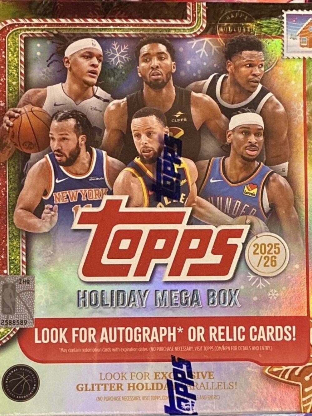 NEW 2025-26 Topps Holiday Basketball Mega Box - Cooper Flagg Rookie Chase!
